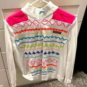 Vineyard vines pull over sweatshirt